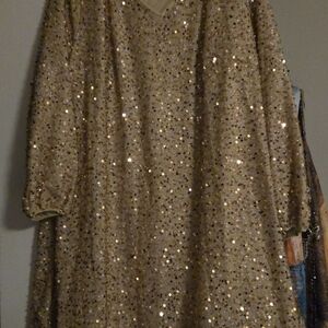 Gold Sequin Dress Shein CURVE Great Night Out Or Special Date
